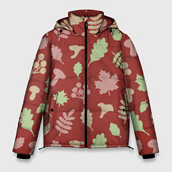 Мужская зимняя куртка Осень - бордовый 3