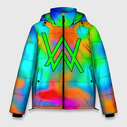 Куртка зимняя мужская Alan walker toxic music, цвет: 3D-красный