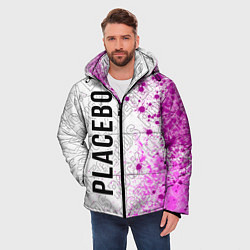Куртка зимняя мужская Placebo rock legends: по-вертикали, цвет: 3D-черный — фото 2