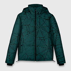 Мужская зимняя куртка Паутина тёмно-зелёный