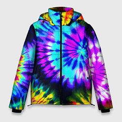 Мужская зимняя куртка Abstraction colorful composition