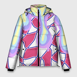 Куртка зимняя мужская Rainbow illusion, цвет: 3D-черный