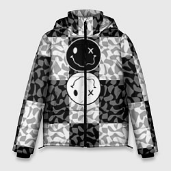 Куртка зимняя мужская Smile chaos, цвет: 3D-светло-серый