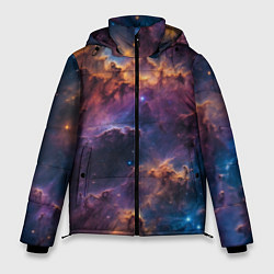 Мужская зимняя куртка Космическая туманность