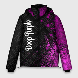 Куртка зимняя мужская Deep Purple rock legends по-вертикали, цвет: 3D-черный