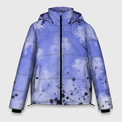 Куртка зимняя мужская Небо с пегасами в облаках, цвет: 3D-черный