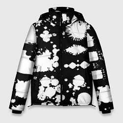 Мужская зимняя куртка Фантазийный космический паттерн