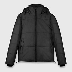 Мужская зимняя куртка Тёмно-серый однотонный текстура