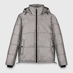Мужская зимняя куртка Текстура серо-бежевый однотонный