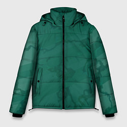 Мужская зимняя куртка Серо-зеленые разводы