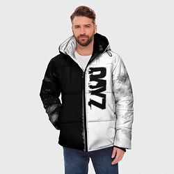 Куртка зимняя мужская Dayz черно белый ужас, цвет: 3D-черный — фото 2