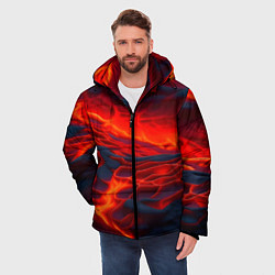 Куртка зимняя мужская Текущая магма, цвет: 3D-светло-серый — фото 2