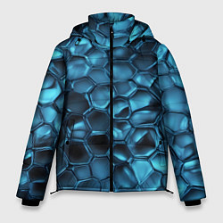 Мужская зимняя куртка Синее стекло