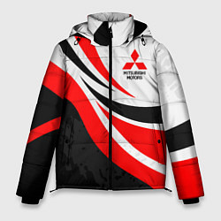 Куртка зимняя мужская Evo racer mitsubishi - uniform, цвет: 3D-светло-серый