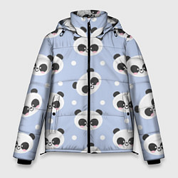 Мужская зимняя куртка Милая мультяшная панда