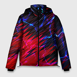 Куртка зимняя мужская Вибро волны, цвет: 3D-красный