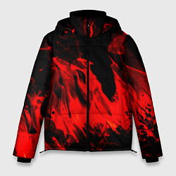 Куртка зимняя мужская Красное пламя, цвет: 3D-черный