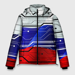 Мужская зимняя куртка Символика: русский хакер