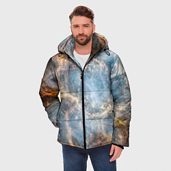 Куртка зимняя мужская Крабовидная туманность, цвет: 3D-светло-серый — фото 2