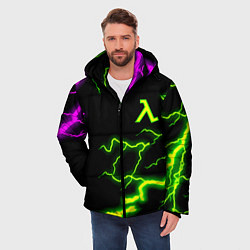 Куртка зимняя мужская Half life atom strom, цвет: 3D-светло-серый — фото 2