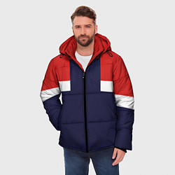 Куртка зимняя мужская Олимпийка 90х - Ретро, цвет: 3D-светло-серый — фото 2