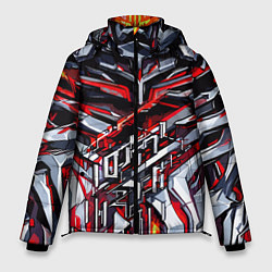 Куртка зимняя мужская Красные Металл и кровь, цвет: 3D-светло-серый