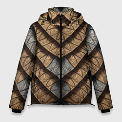 Куртка зимняя мужская Броненосец, цвет: 3D-черный
