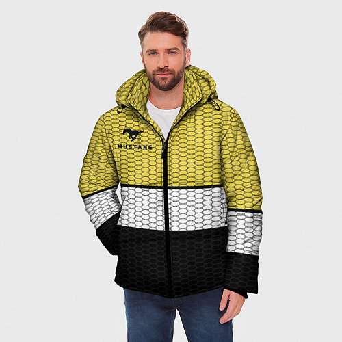 Мужская зимняя куртка Мустанг дикий / 3D-Черный – фото 3
