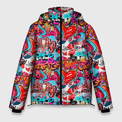Мужская зимняя куртка Hip Hop Graffiti