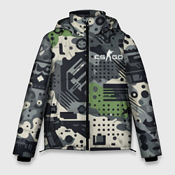 Мужская зимняя куртка Counter Strike go - pattern