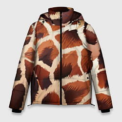 Мужская зимняя куртка Пятнистый мех жирафа