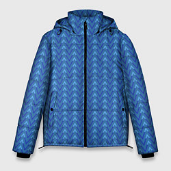 Куртка зимняя мужская Зигзаг с уголочкам, цвет: 3D-светло-серый