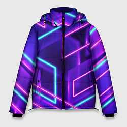 Куртка зимняя мужская Neon Geometric, цвет: 3D-светло-серый