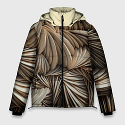 Куртка зимняя мужская Текстурные фоны, цвет: 3D-светло-серый