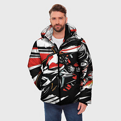 Куртка зимняя мужская Мото-кросс, цвет: 3D-светло-серый — фото 2