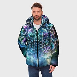 Куртка зимняя мужская Пузыри, цвет: 3D-светло-серый — фото 2
