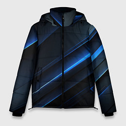Мужская зимняя куртка Темно-синий абстрактный фон абстракция