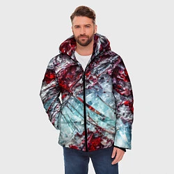 Куртка зимняя мужская Лёд и кровь, цвет: 3D-красный — фото 2