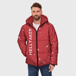 Куртка зимняя мужская Helltaker, цвет: 3D-красный — фото 2