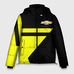 Куртка зимняя мужская Chevrolet yellow star, цвет: 3D-светло-серый