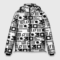 Мужская зимняя куртка Thirty Seconds to Mars pattern rock