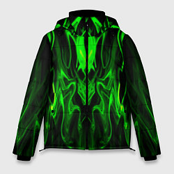 Мужская зимняя куртка Зелёное пламя