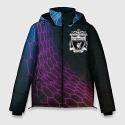 Куртка зимняя мужская Liverpool футбольная сетка, цвет: 3D-черный