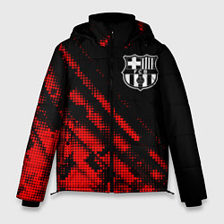 Куртка зимняя мужская Barcelona sport grunge, цвет: 3D-красный