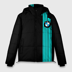Куртка зимняя мужская BMW sport line geometry, цвет: 3D-светло-серый