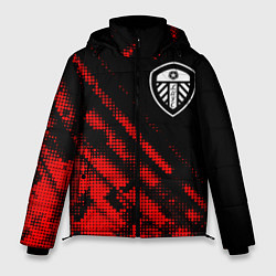 Куртка зимняя мужская Leeds United sport grunge, цвет: 3D-красный