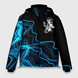 Куртка зимняя мужская Iron Maiden sound wave, цвет: 3D-черный