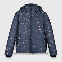 Мужская зимняя куртка Космическое поле звёзд