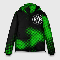 Куртка зимняя мужская Borussia sport halftone, цвет: 3D-черный