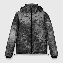 Мужская зимняя куртка Абстракция - серый пунш